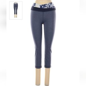 Lululemon S4 Blue Cropped Leggings